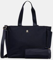 Tommy Hilfiger babakocsi táska pelenkázó alátéttel sötétkék, AU0AU02000 - sötétkék Univerzális méret