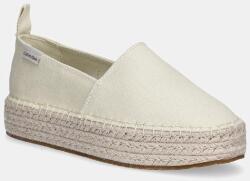 Calvin Klein Jeans espadrilles PLATFORM ESPADRILLE ML CS bézs, platformos, YW0YW01871 - bézs Női 40