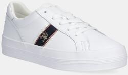 Tommy Hilfiger bőr sportcipő VULC WEBBING SNEAKER - fehér Női 36