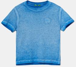 Benetton gyerek pamut póló sima, 3085G10JP - kék 110