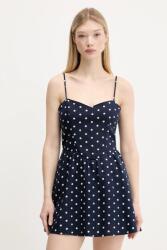 Hollister Co Hollister Co. vászon ruha sötétkék, mini, harang alakú, KI359-5224 - sötétkék XL