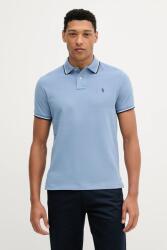 Ralph Lauren pamut póló sima, 710842621 - kék S