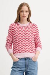 Levi's pamut pulóver FLORENCE PNTLLE SWEATER könnyű, rózsaszín, 0012O - rózsaszín S