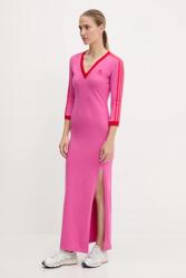 Adidas ruha Maxi Dress V rózsaszín, maxi, egyenes, JY2941 - rózsaszín XL