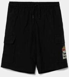 PUMA gyerek rövidnadrág MID90S Cargo Chino Shorts fekete, állítható derekú, 685154 - fekete 128
