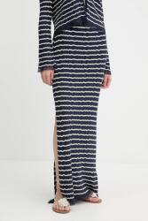 rag & bone szoknya sötétkék, maxi, ceruza fazonú, WAS25P024UG24 - sötétkék M