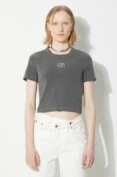 KSUBI t-shirt Stacked Baby Ss Tee Charcoal női, szürke, WSP24TE001 - szürke XS