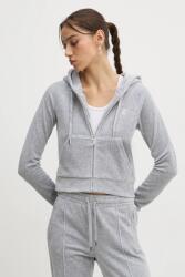 Juicy Couture felső szürke, női, nyomott mintás, kapucnis, JCWA122001 - szürke M