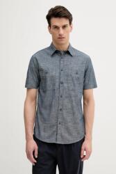 Benetton pamut ing galléros, relaxed, 5XGBUQ05L - kék M