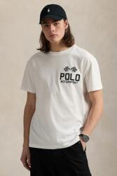 Ralph Lauren pamut póló Sscnclsm1 Short Sleeve - fehér XXL