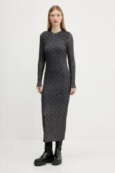 HUGO BOSS ruha szürke, maxi, testhezálló, 50542400 - szürke S