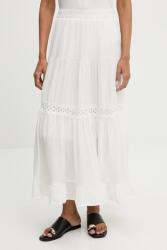Answear Lab szoknya fehér, maxi, harang alakú - fehér S - answear - 25 990 Ft