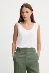 United Colors of Benetton vászon top fehér, 37UJE8398 - fehér M