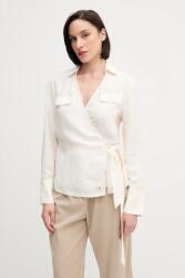 Tommy Hilfiger len ing galléros, bézs, regular, WW0WW44697 - bézs 34