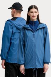 Rains rövid kabát Storm Breaker W3 sötétkék, átmeneti, oversize, 18370 - sötétkék S