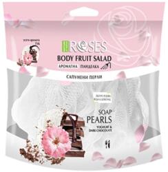 Nature of Agiva Roses Fruit Salad 2: 1 Tusoló szivacs szappangolyókkal joghurtos csokoládé illattal - hajvarazs