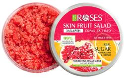 Nature of Agiva Roses Skin Fruit Salad 2: 1 Cukros bőrradír arca és testre Gránátalma-Narancs, 200 ml