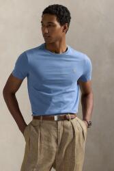 Ralph Lauren pamut póló piros, sima, 710671438 - kék S