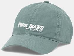 Pepe Jeans pamut baseball sapka zöld, nyomott mintás, PM040571 - zöld Univerzális méret