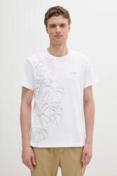 Guess pamut póló fehér, nyomott mintás, M5GI22 KCT51 - fehér L