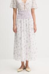 Pepe Jeans szoknya fehér, maxi, harang alakú, PL901223 - fehér L