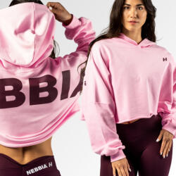 NEBBIA - Oversized kapucnis melegítő felső OWN YOUR POWER 433 (pink) (M/L) - NEBBIA