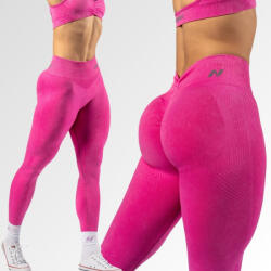 NEBBIA - Varrás nélküli magas derekú push-up leggings TOTALLY SEAMLESS 303 (pink) (L) - NEBBIA