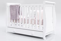 Lettino Míša gyerekágy 120x60 - fehér