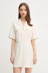 Calvin Klein ruha bézs, mini, egyenes, J20J225297 - bézs L