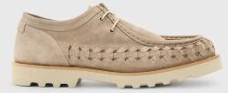 AllSaints velúr félcipő Skiff Woven Shoe bézs, M057FC - bézs Férfi 40