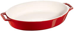 Staub kerámia sütőtál 30x21 cm ovális meggypiros (405108060)