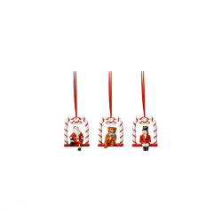 Villeroy & Boch Nostalgic Ornaments 3 db-os karácsonyfadísz, Harlekin, Teddy és a Tálapó kifutó termék (1483316691)