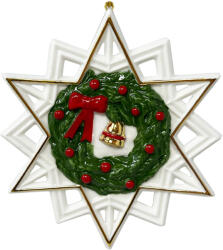 Villeroy & Boch Christmas Classics csillag karácsonyfadísz 10cm (1486754342)