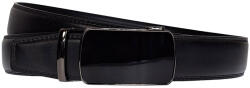 Ciucaleti Curea eleganta barbati pentru costum, piele naturala de culoare neagra 3.5cm TK12NBOX - ellegant