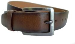 Lucianis style Curea barbati, casual, eleganta, din piele naturala, maro, latime 4.5cm - CK119M - ellegant