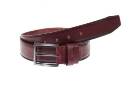ClK LEATHER Curea barbati eleganta, din piele naturala, visinie 3.5 cm - DR1500VIS - ellegant