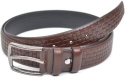 ClK LEATHER Curea barbati eleganta din piele naturala maro 3.5cm - DR240M2 - ellegant