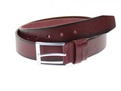 ALPIN POLO Curea barbati eleganta, din piele naturala, bordo 3.5 cm - DR001BOR - ellegant