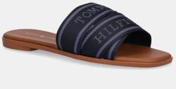 Tommy Hilfiger papucs TOMMY HILFIGER WEBBING MULE sötétkék, női, FW0FW08421 - sötétkék Női 39