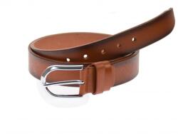 ALPIN POLO Curea barbati eleganta, din piele naturala, maro coniac 3.5 cm - DR1526CON - ellegant