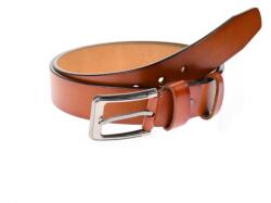 ALPIN POLO Curea barbati eleganta, din piele naturala, maro coniac 3.5 cm - DR1240CON - ellegant