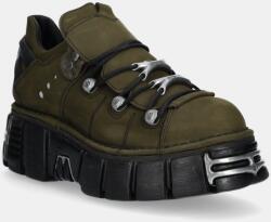 New Rock nubuk tornacipő zöld, M-120N-C61 - zöld Férfi 43