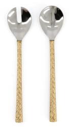 Doing Goods saláta kanál Chameli Salad Server S 2 db sárga - sárga Univerzális méret