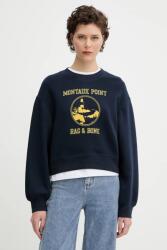 rag & bone felső sötétkék, nyomott mintás, WCC25PH021V121 - sötétkék M
