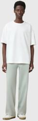 AllSaints pamut melegítőnadrág SOLEIL zöld, sima, M041TC - zöld XL
