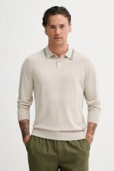 Paul Smith gyapjú pulóver könnyű, bézs, M2R-303Z-T21861 - bézs XL