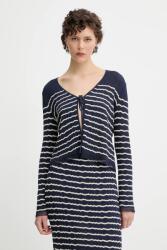 rag & bone kardigán sötétkék, könnyű, WAS25P023UG23 - sötétkék S