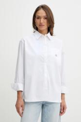 Calvin Klein ing galléros, fehér, relaxed, LV047C143G - fehér S