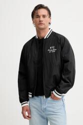 Tommy Jeans bomber dzseki fekete, átmeneti, DM0DM21668 - fekete L