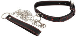 Bad Kitty Choker și Lesă Bad Kitty Black Heart